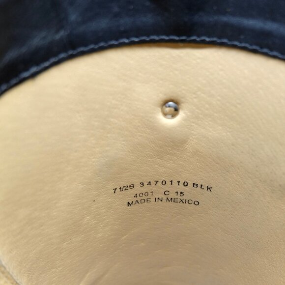 FRYE~Melissa Button Riding Boots~WOMENS BLACK LEATHER  Sz 7.5 - Picture 7 of 8